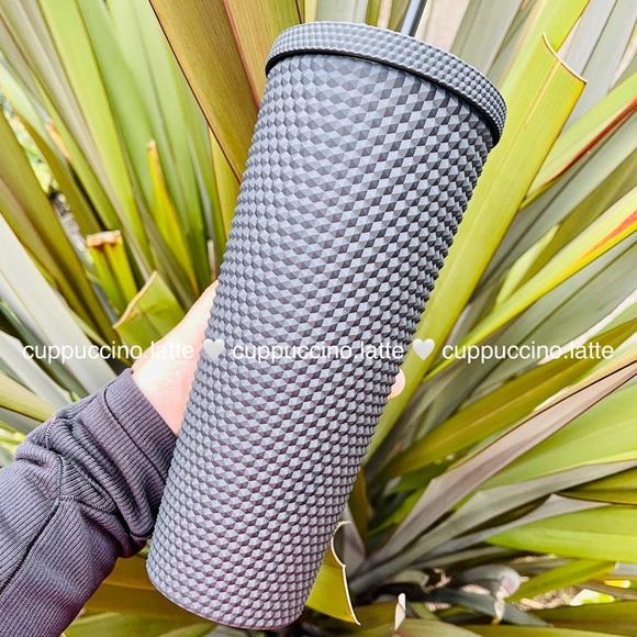 🖤LAST FEW🖤2021 Starbucks Matte Black Studded Tumbler - Picture 2 of 7